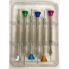 Unbranded WATCHMAKERS / JEWELLERS / OPTIC SCREWDRIVER SET OF 6HIGH