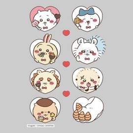 Charapita Chiikawa Heart Iron Print Sheet CK-A-202307-ha3 Postcard Size 3.9 x 5.8 inches (100 x 148 mm), Dedicated Heat Transfer Sheet