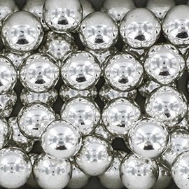 Silver Dragees 8mm, 2 Pounds by Chef Alan Tetreault