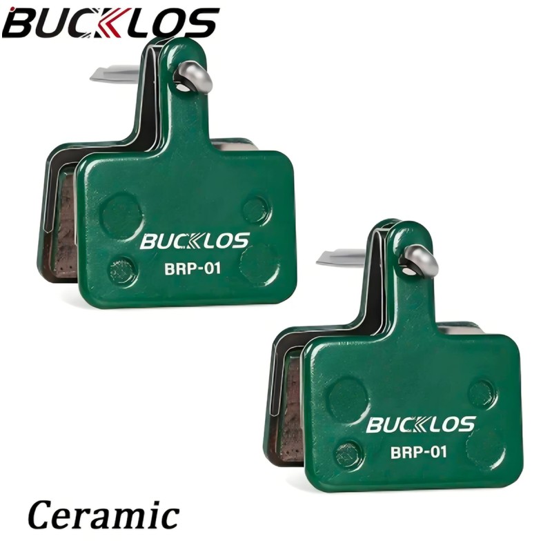 BUCKLOS Ceramic Disc Brake Pads 2 Pairs Green for NCM