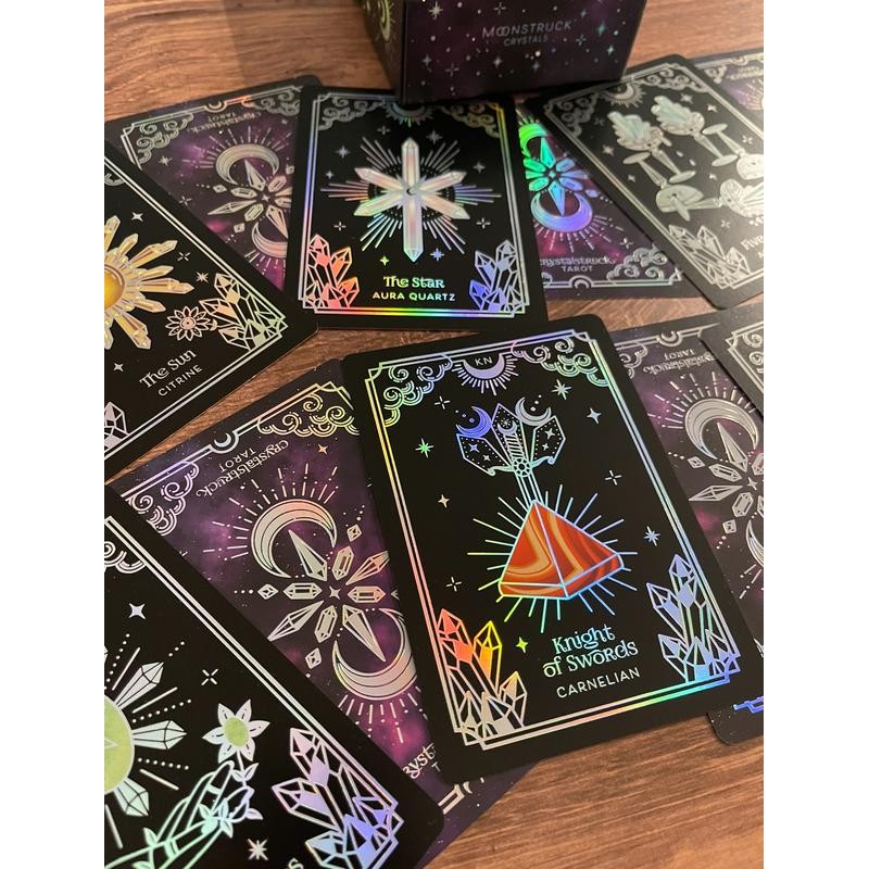 Crystalstruck Tarot: Limited Silver or Gold Holographic Edition - Color: