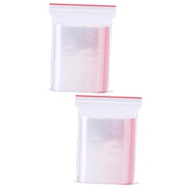 Healeved Zipper Sealing Bags 200 Pcs 2.5 Gallon Zip Giant Zip Jewelry Zip Clear Self Sealing Zip P-oly Purse for Storage Clear Pouch Compression X15 Film Bag Clear Sealed Bag