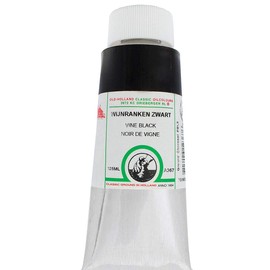 Old Holland Classic Oil Color - Vine Black, 125 ml tube