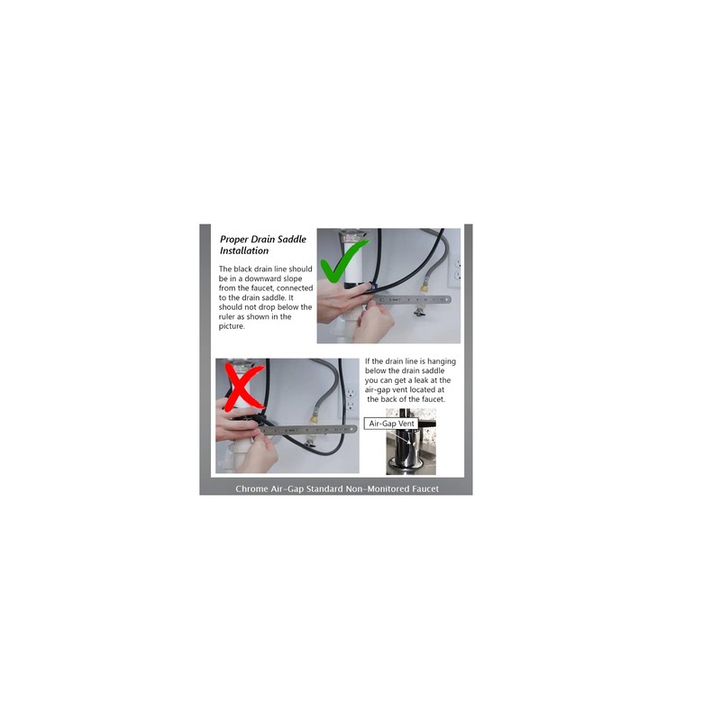 Watts Premier Standard Air Gap Auxiliary Faucet with 1/4" Supply
