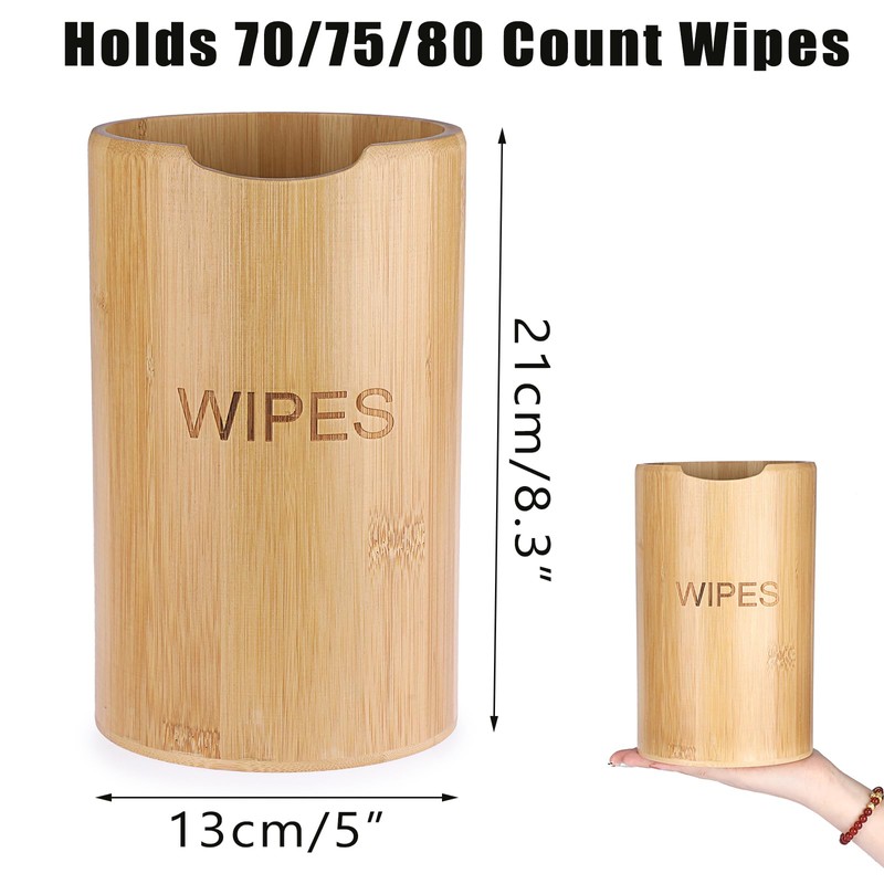 Kokone Bamboo Wipes Dispenser Compatible for Clorox Lysol, Farmhouse Wipes