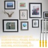 Pack of 40 Invisible Shelf Brackets, 6 x 130 mm