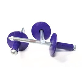 Racer's Speed Shop Purple 3/16" Rivet Large Head Multi Grip Aluminum Steel Mandrel Pop Rivets 100 Pack