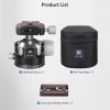 ARTCISE 44mm Low Profile Ball Head All Metal CNC Tripod