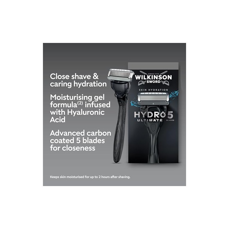 Wilkinson Sword Hydro 5 Ultimate Razors Blade for Men, Refill