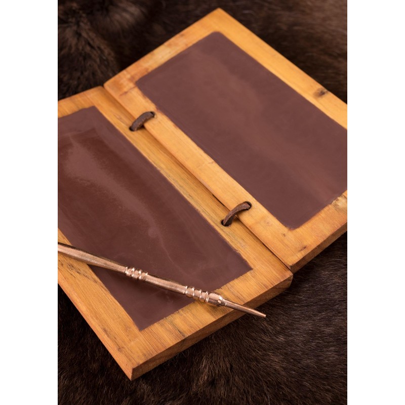 Battle-Merchant - Römische Schreibtafel aus Wachs und Holz mit Bronzestifft
