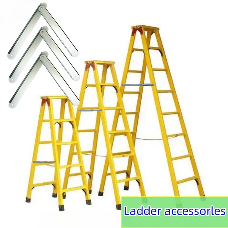 2pcs Folding Step Ladder Hinge Replacement Kit,Herringbone Ladder Tie Rod