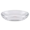Barski Jabonera de vidrio – Soporte para barra – Bandeja