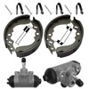 M MATI Front Brake Wheel Cylinders Shoes for Kawasaki Mule