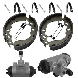 M MATI Front Brake Wheel Cylinders Shoes for Kawasaki Mule 500 520 550 KAF300 43092-1057 41047-1051