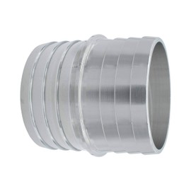 ICT Billet 2" to 2" Inch Hose Barb Splice Coupler Repair Mend Fitting Adapter Connector Radiator Coolant Intercooler Heat Exchanger Fluid Designed & Manufactured in USA Bare Aluminum AN627-32A