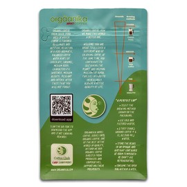 New Orgaanika Andes Cusco (Peru) 12oz | Gourmet Organic | Specialty Single Origin | Medium Ground | Best for Drip, V60 and Chemex Brewing, well balanced, bulletproof flavor, aroma and body (bag 12oz.) | Loyalty Reward Inside the Bag (see product details)