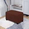 Easy-Going Funda otomana elástica fácil de Usar, Taburete de Almacenamiento