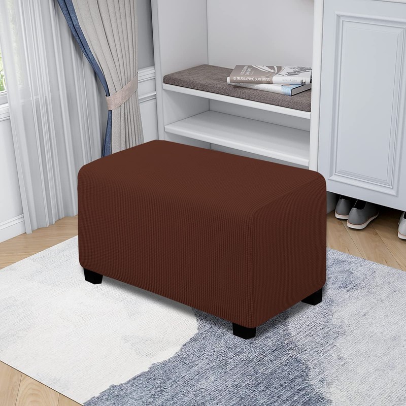 Easy-Going Funda otomana elástica fácil de Usar, Taburete de Almacenamiento