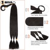 BECUS Braided Ponytail Extension,Mebeli Braid Extensions Long Braided Ponytail Extension