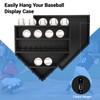 Baseball Holder Display Case Wooden Championship Ring Display Case Wall