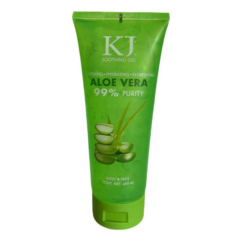KJ Gel de Aloe Vera, Desinflama, Hidrata y Calma, Todo