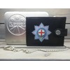 Klassek Coldstream Guards Image Men Chain Wallet Real Leather Cap