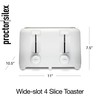 Proctor Silex 4 Slice Toaster with Extra Wide Slots for