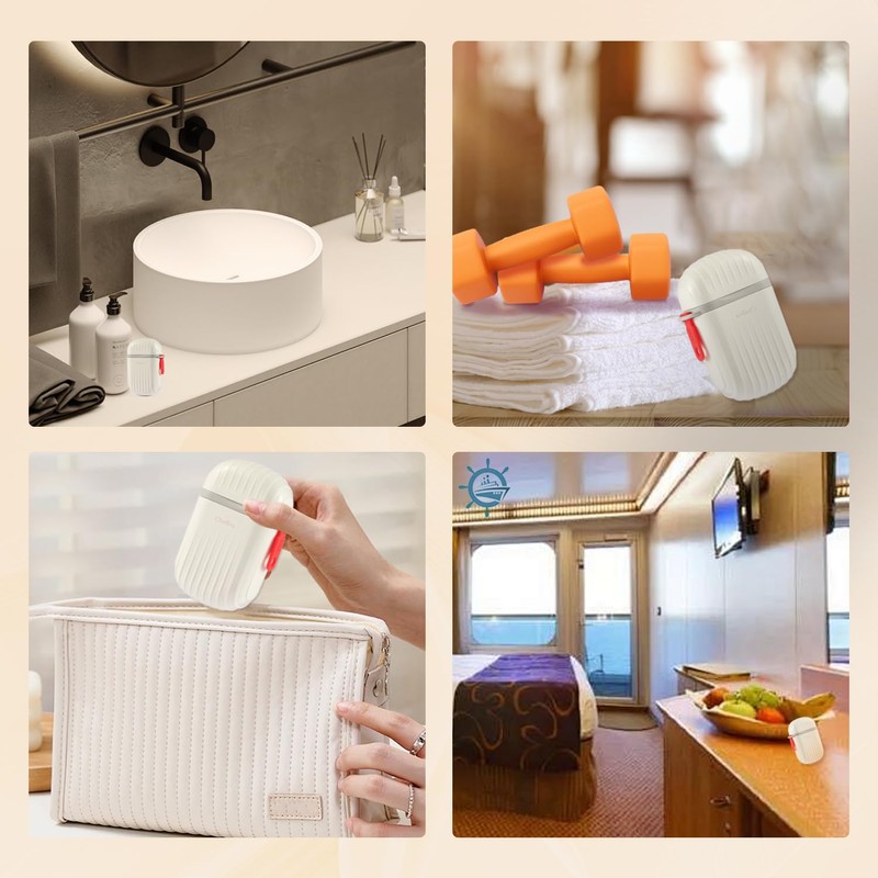 Chefiva Leakproof & Waterproof Travel Soap Case with Lid -