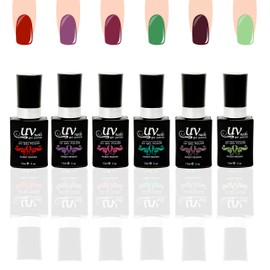 UV-Nails London Set of 6 UV or LED gel polish