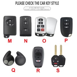 ontto TPU Car key fob cover fit for Toyota Prius 20 Gen 2004 2009 Corolla Verso Camry key holder Smart case Shell keyring keychain auto bling styling protector accessories 3 buttons N