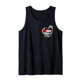 Palestine Heart Flag Palestinian Keffiyeh Palestine Tank Top