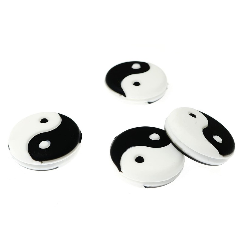 RLECS 6PCS Yin and Yang Tennis Racquet Dampener Vibration Dampener