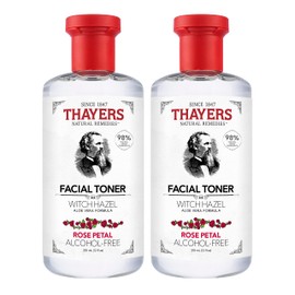 THAYERS Alcohol-Free Witch Hazel Rose Petal Face Toner Skin Care with Aloe Vera, Natural Gentle Facial Toner, for All Skin Types,