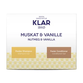 Nutmeg & Vanilla Solid Shampoo & Conditioner Gift Set