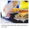 PATIKIL 11.6x8.4" Fast Food Trays, Set of 2, Plastic Serving