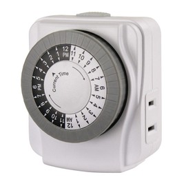 Prime Wire & Cable TNI2412 1-Outlet Push Pin Timer