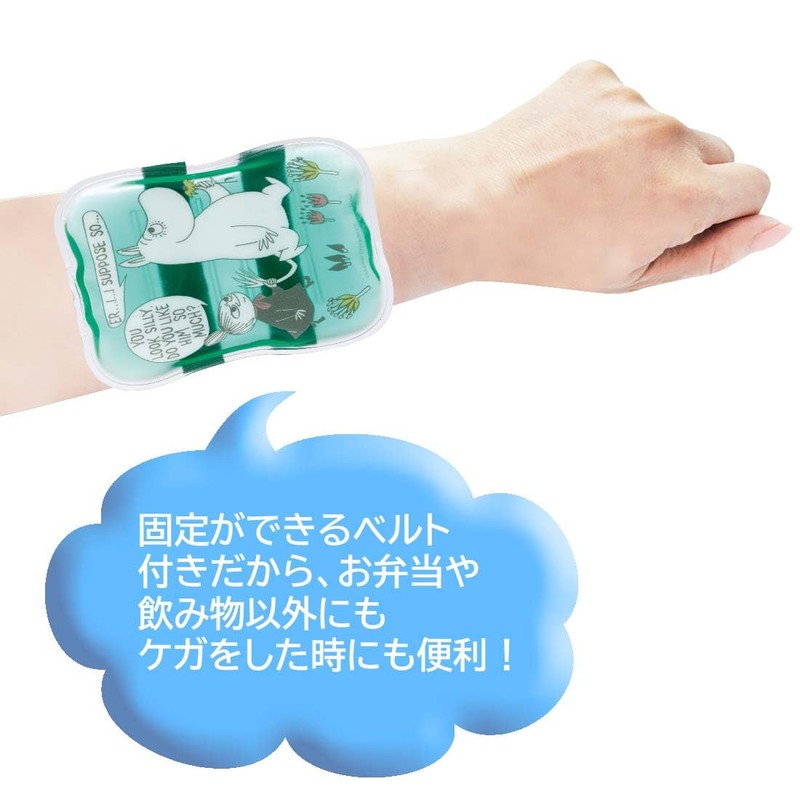 Skater CLBB1-A Moomin Ice Pack with Belt, 5.5 x 3.1