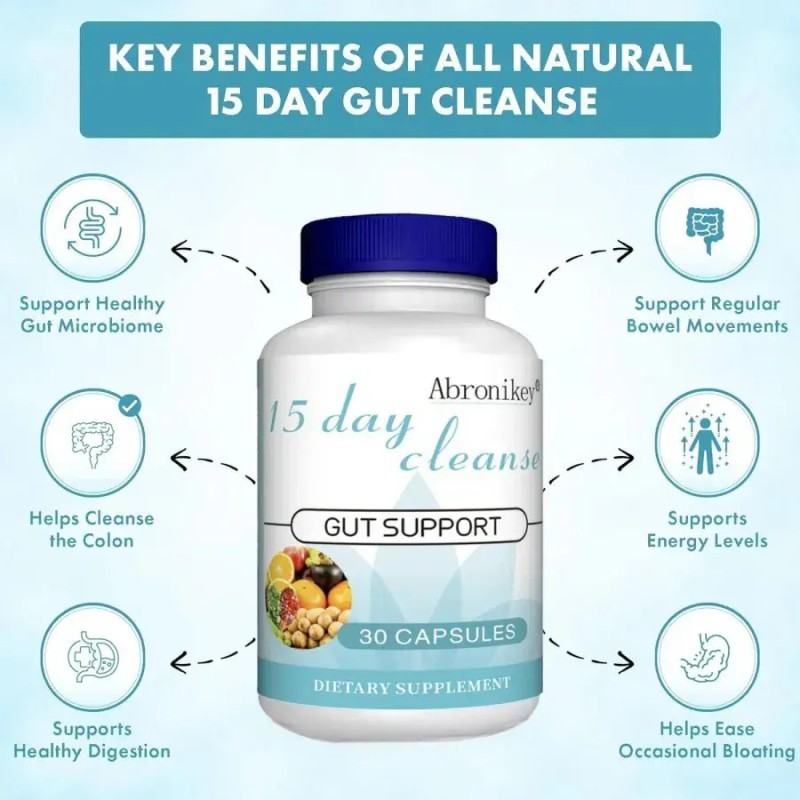 Abronikey Limpieza Apoyo Intestinal Colon Días 60c Sfn