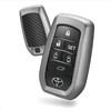 Carmate DZ568 Toyota E Carbon Style Gun Metallic Car Key