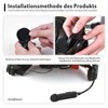 HOSPAOP Motorcycle Helmet Headphones Bluetooth, Motorcycle Helmet Wireless Headset Bluetooth