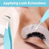 Ms.Queen Volume Tweezers For Eyelash Extensions, Fiber Tip Grip Lash