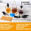 INFTYLE Syrup Bottle Set of 3 - Syrup Dispenser with