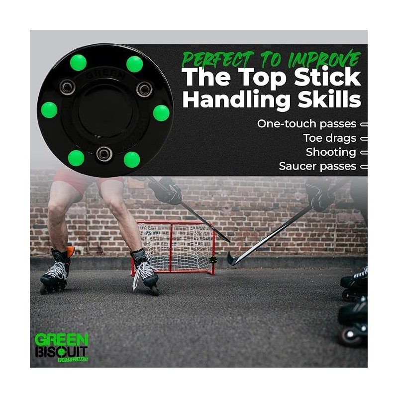 Green Biscuit Roller Puck Pink 24 Pack