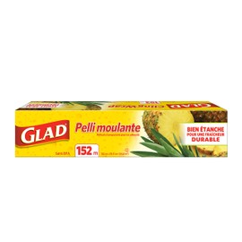 Glad ClingWrap Plastic Wrap, 152 Metre Roll, Made in Canada of Global Components