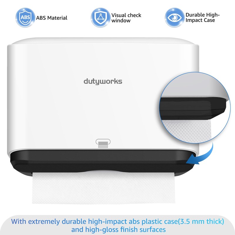 DUTYWORKS Paper Towel Dispenser Wall Mount, Multifold Paper Towel Holder