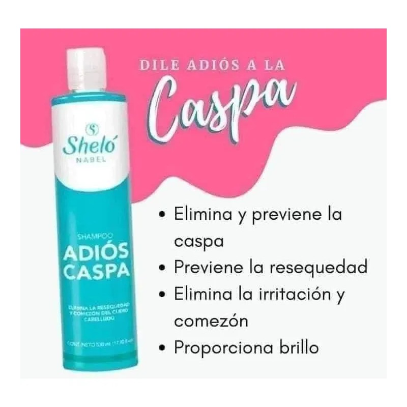 2 Shampoo Adiós Caspa / Comezón & Resequedad + Regalo