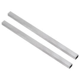 sourcing map Lathe Tool Bit 8mm x 10mm x 200mm, Square Lathe Turning Tool Blanks, HSS (High Speed Steel) Rectangular Fly Cutter Mill Blank, 2pcs