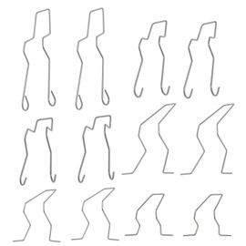 12PCS Headlight Bulb Retaining Spring Clips for H1 H3 H4 H7 Bulbs Low Beam Headlight Bulb Holder Clips Retainer Pins Bracket 5ZHSFULLKIT