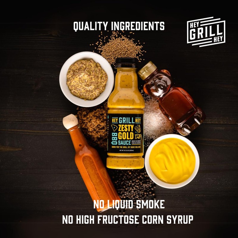 Hey Grill Hey | Mustard BBQ Sauce | Carolina BBQ