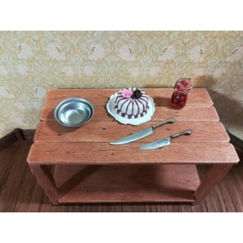 Sir Thomas Thumb Dollhouse Miniature Kitchen Knives 2 Large Sir Thomas Thumb 1:12 Scale Knives